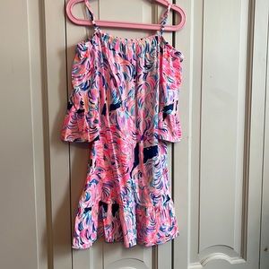 Adorable off the shoulder cotton Lilly Pulitzer Sundress